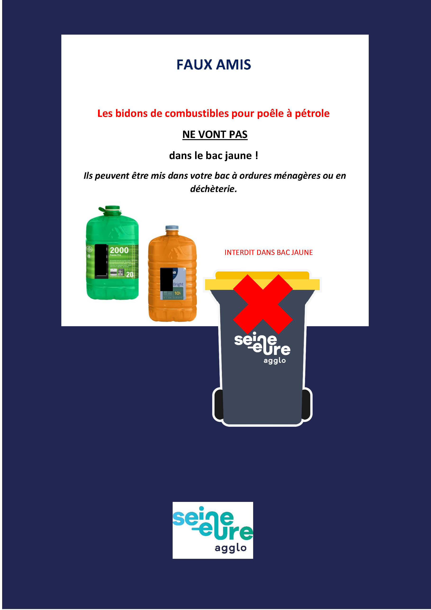 Bidons combustibles