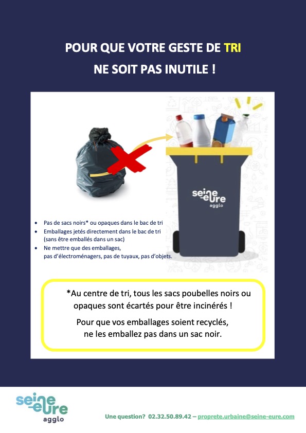 Pas de sacs noirs